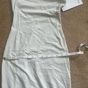 Lululemon Athletica White Striped Midi Dress
Brand new with tag. Never worn!